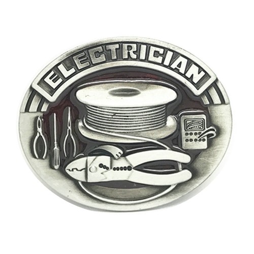 Electrician Belt Buckle Western Cowboy Native American (ELT03) eBay