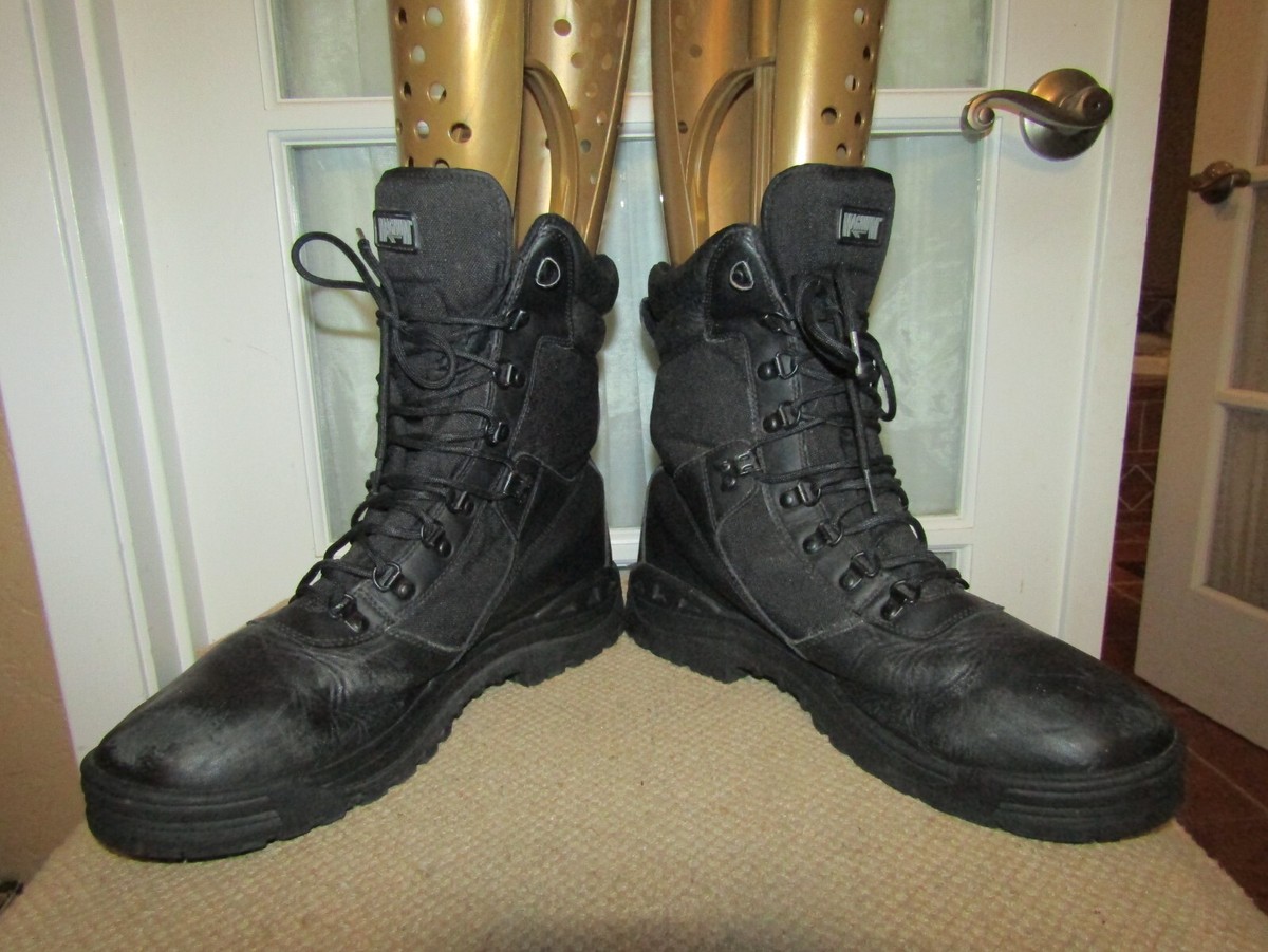 Magnum Men\'s Storm Black Boots Amazon.com: MAGNUM Stealth Force 8 Inch Waterproof Tactical  main image 4