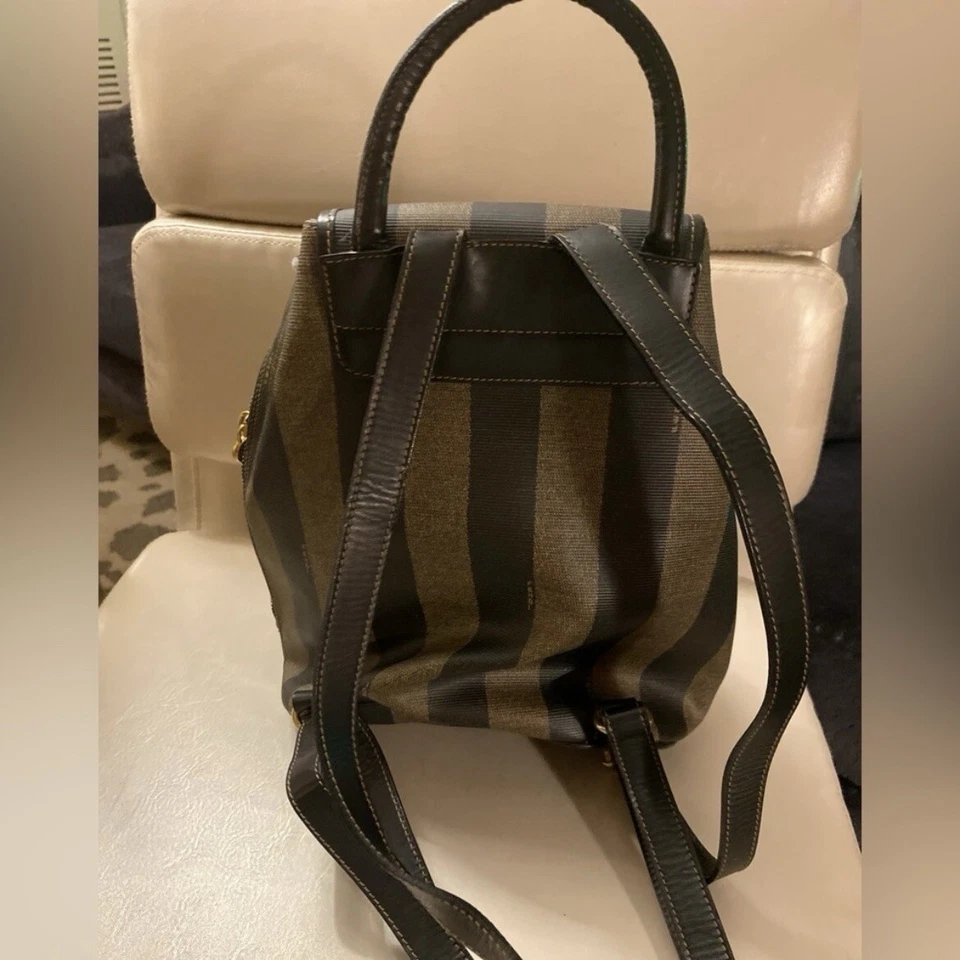 EUC FENDI PENQUIN CANVAS BACKPACK​​ - Image 4 of 4