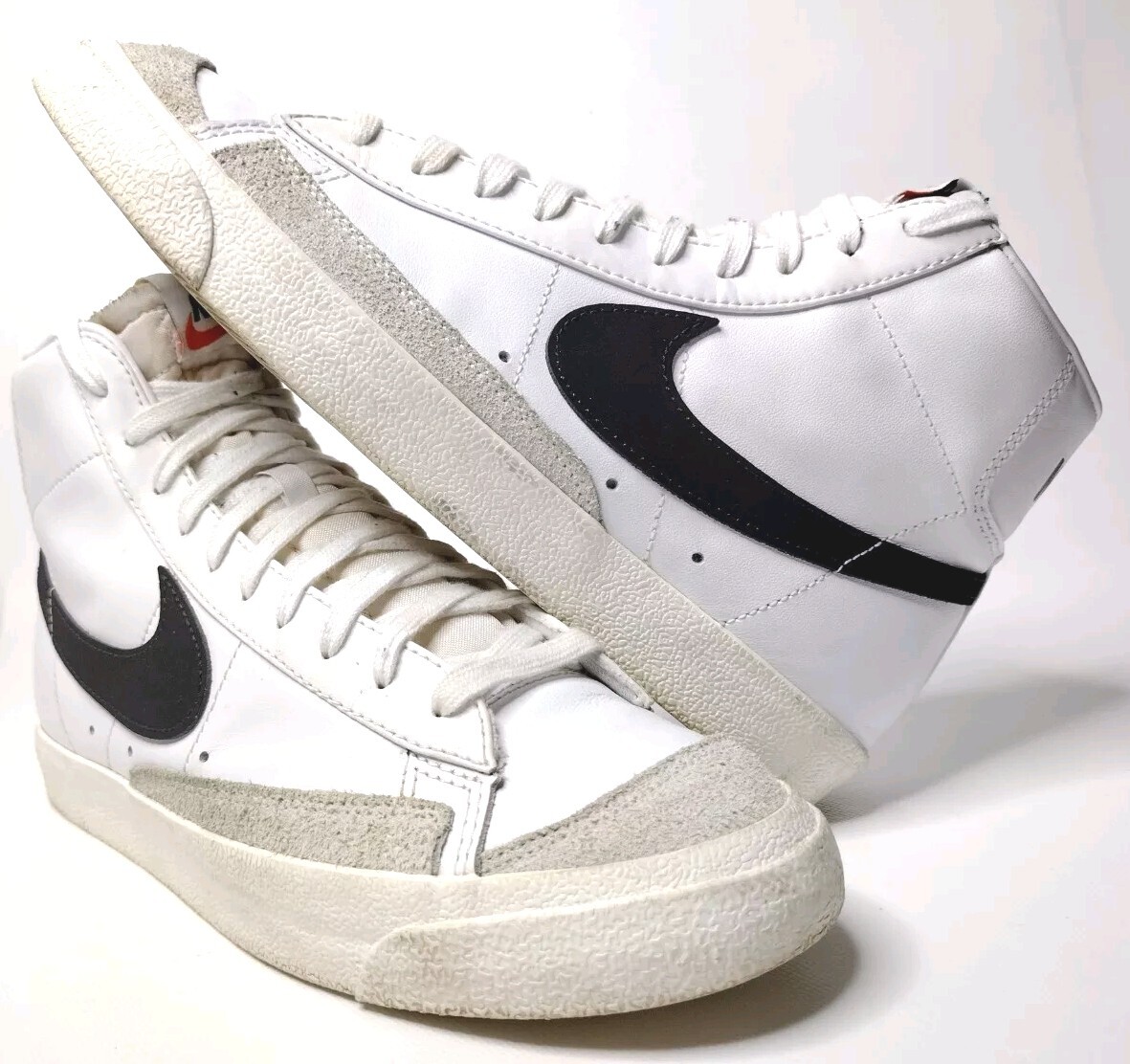 Nike Blazer Mid '77 Vintage White Black BQ6806-100 Og Men's Size 9
