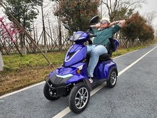 Fastest Electric Mobility Scooter (1000W)   - Ranger 3 NAVY BLUE