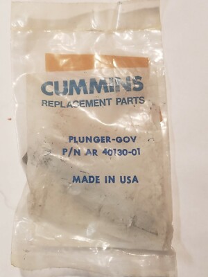 Cummins Governor Plunger PN AR 40130-01 Original OEM - Made in USA 