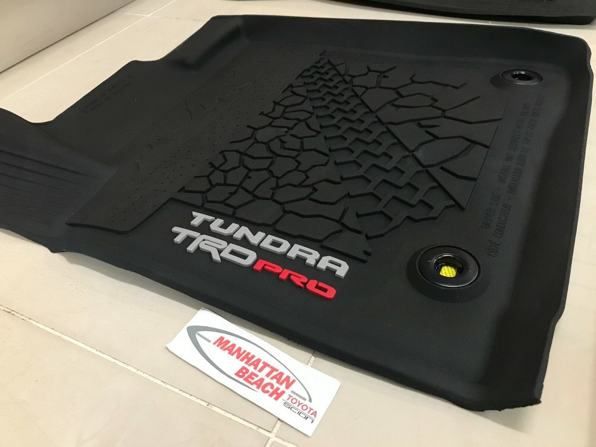2014-2021 TUNDRA TRD PRO ALL WEATHER FLOOR LINER MATS PT908-34200