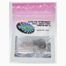TRB RC M10x12mm Dia. Steel Shim Pack 10ea 0.1, 0.2, 0.3, 0.5mm Width