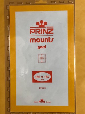 PRINZ STAMP MOUNTS 156/187