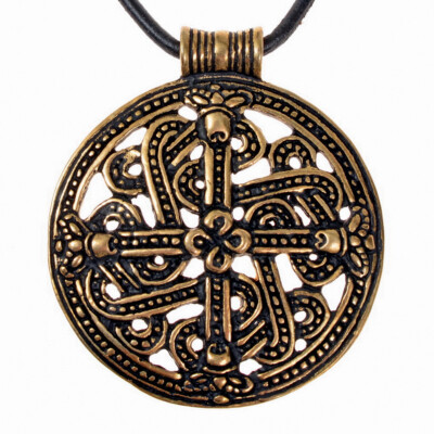 Wikinger Amulett im Borrestil - Mittelalter Anhänger Viking amulet Borre pendant