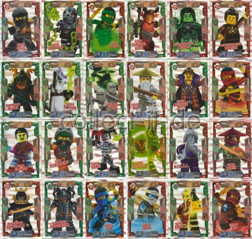 LEGO Ninjago 2 (Serie 2) Alle 24 Super Holo Karten - Deutsch - Bild 1 von 1
