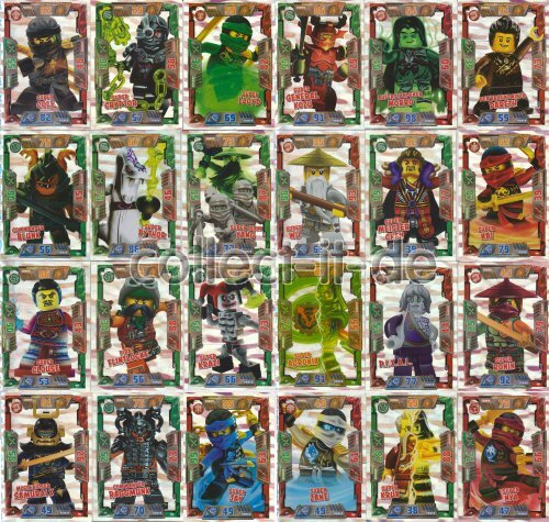 LEGO Ninjago 2 (Series 2) All 24 Super Holo Cards - German - Picture 1 of 1