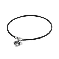 Colantotte TAO Necklace alpha ARAN Silver M 43cm Resin Coat Magnet  ABARD37M NEW