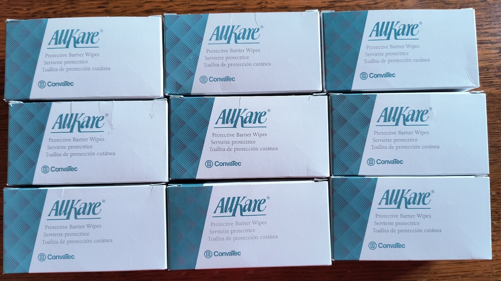 Convatec AllKare Protective Barrier Wipe 9 Boxes of 50 Total of 450