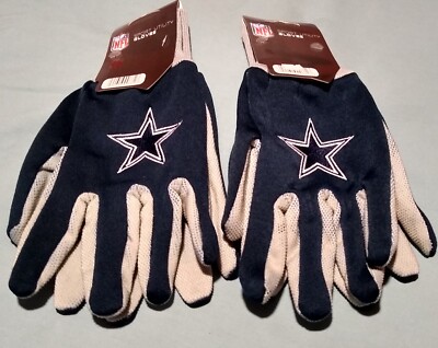 pairs Dallas Cowboys new adult sized work utility gloves, Read