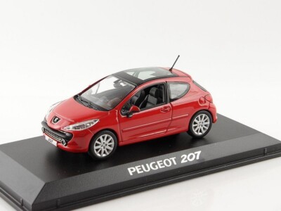 PEUGEOT 207 3P Féline Rouge NOREV 1/43