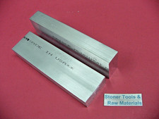 2 Pieces 1" X 2" ALUMINUM 6061 FLAT BAR 5" long Solid T6511 New Mill Stock