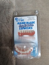 Instant Smile Handmade Bright White Lower Veneer Flexible Teeth