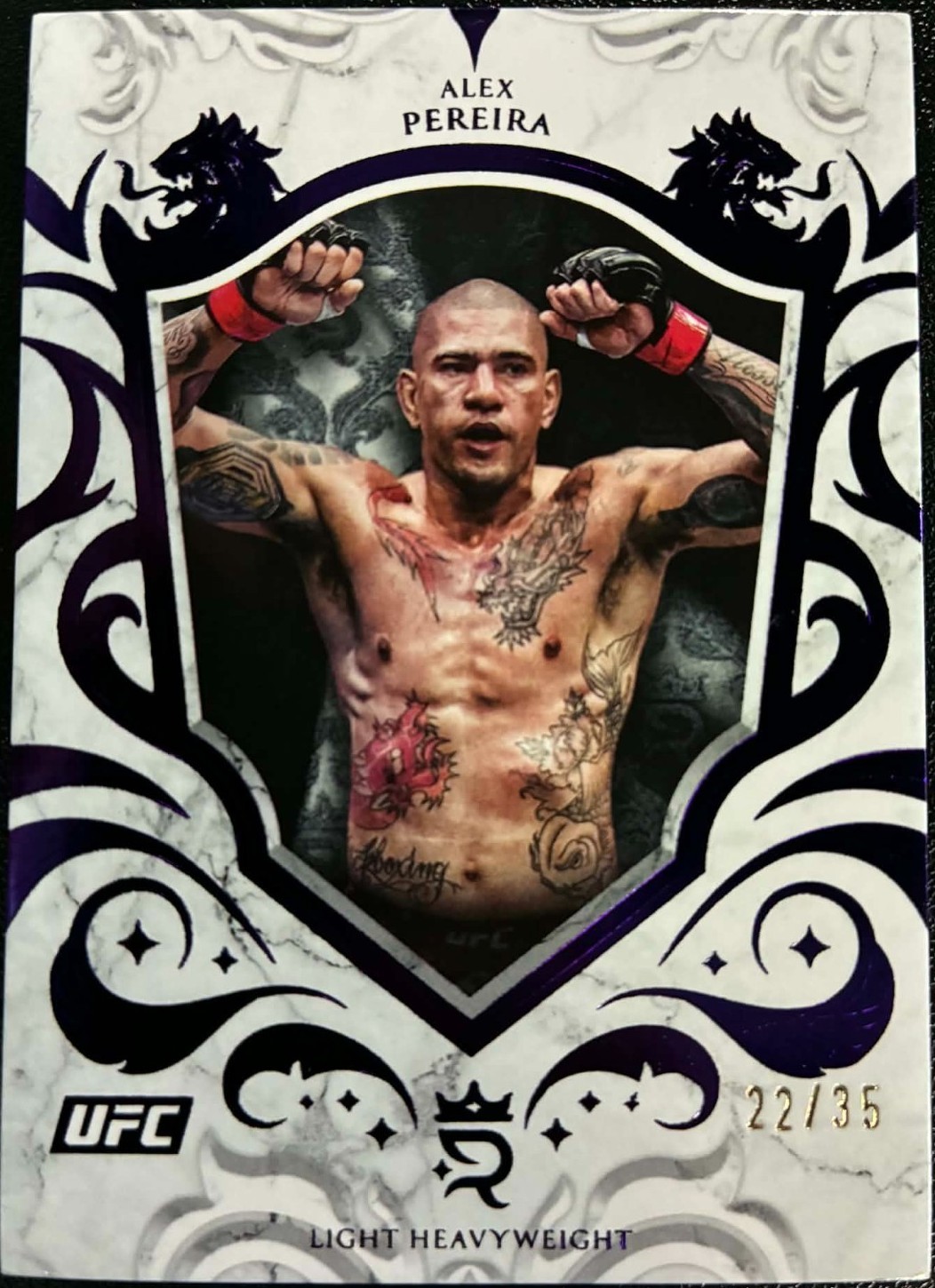 2023 Panini Immaculate Collection UFC - Alex Pereira #41 for sale