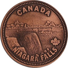 New Canada Niagara Falls State Park Ontario Canadian NOS Vintage Belt Buckle