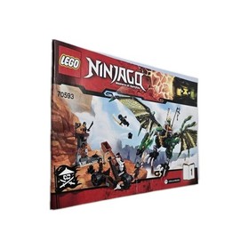 LEGO Ninjago 70593 The Green NRG Dragon Instruction Manual Book 1 Only