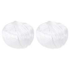 2 Rolls Polyester Nylon Plastic Rope Twine, 80m/262ft Nylon Cord Household Bu...