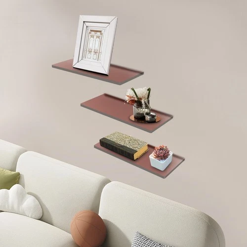 Wall-Mounted Shelves Acrylic Floating Shelf Organizer for books,photos,artwork