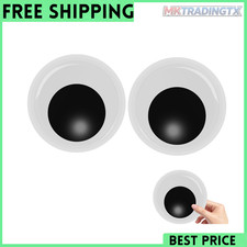 7 Inches Googly Eyes Self Adhesive, 2 PCS Black White Large Big Giant Wiggle ...