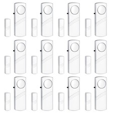 Door Window Alarm, 95DB Alarms for Kids Safety, Wireless Sensor White