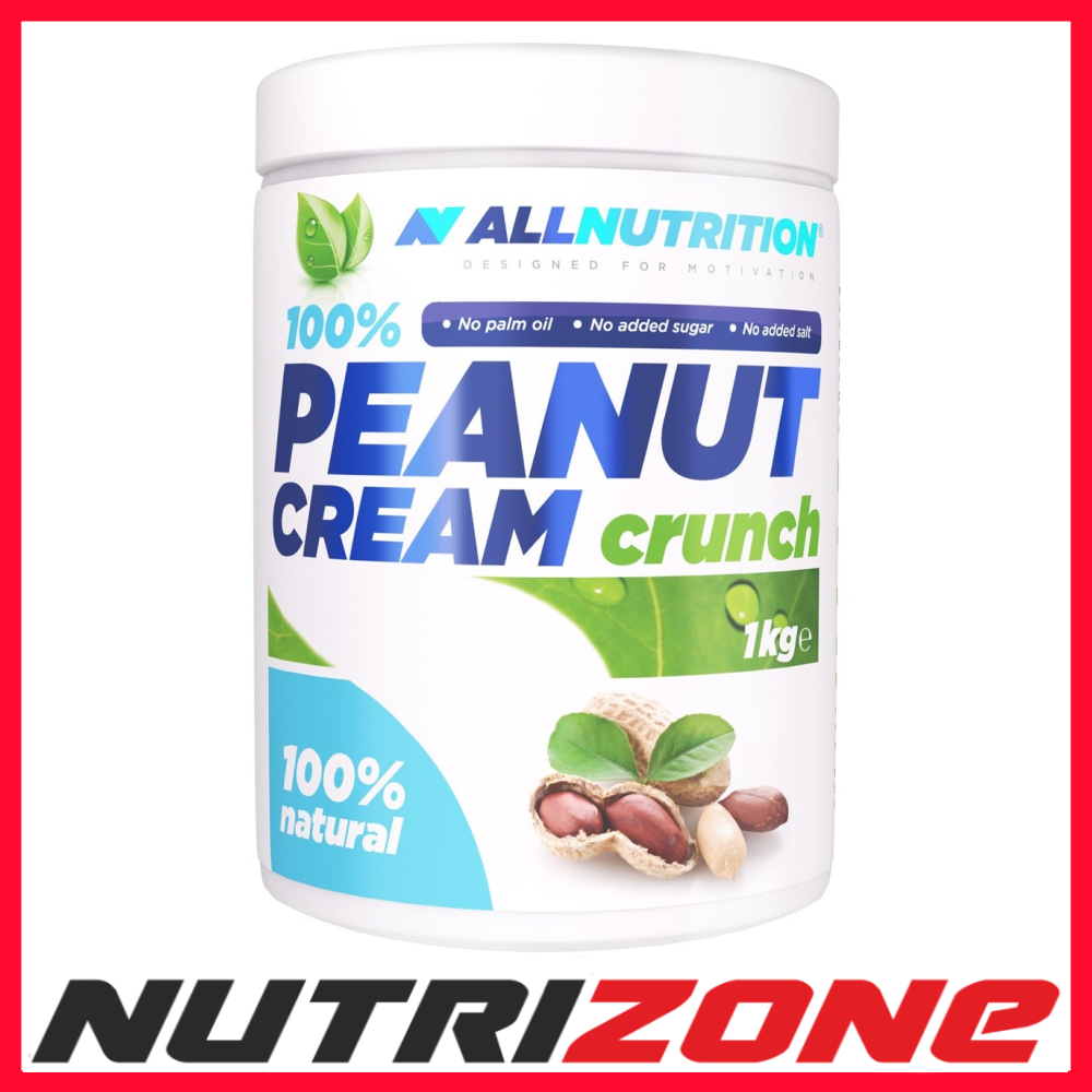 Allnutrition 100% Peanut Cream, Crunch - 1000 grams