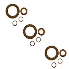 (3) Injector Seal Kit Fits Ford/New Holland Tractors 2000 3000 4000 5000 +