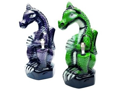 Premium Keramik Drachenbong (27 cm) zufällige Farbe