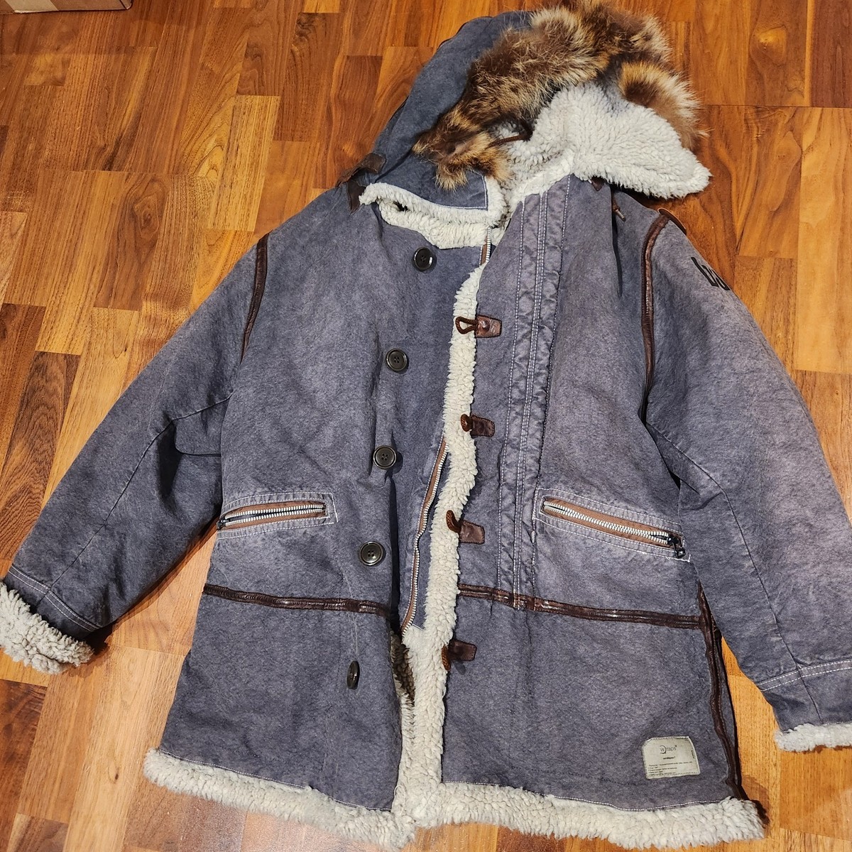 A Bathing Ape x wTaps B-7 Parka bape collab vintage coat 1997