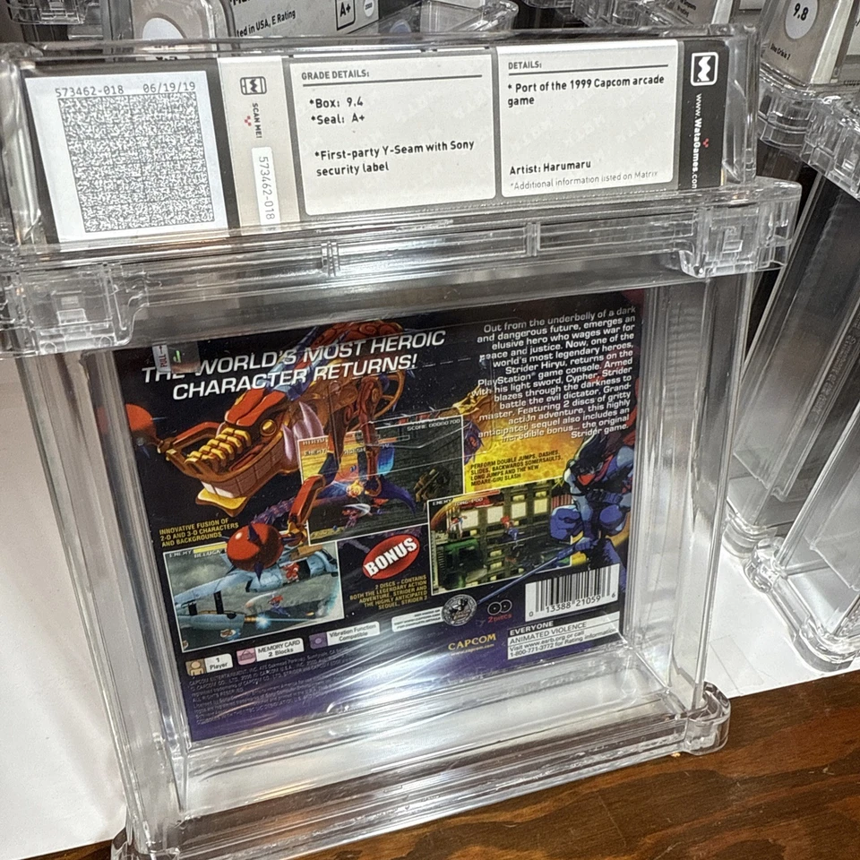 Strider 2 (Sony PlayStation 1, 2000) BRAND NEW/FACTORY SEALED!! PS1 Wata 9.4 A+ - Image 2 of 2