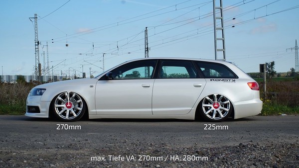 Ta Technix LuftdäMpfersatz Mit Verstellsystem Satz Hinten - Audi A6 4F C6-image