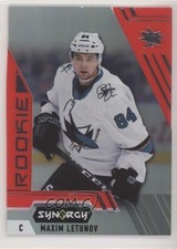 2020-21 Upper Deck Synergy Rookies Red Codes Maxim Letunov #91 5m1
