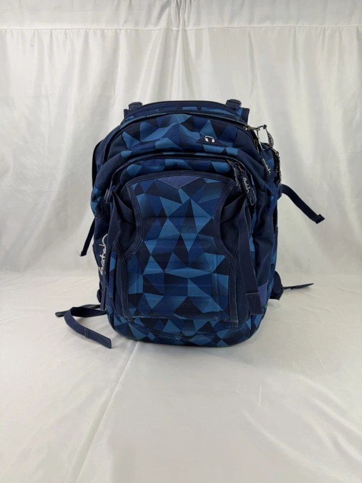 Satch Match Schulrucksack Blue Crush – ergonomisch, 35 L, top Zustand