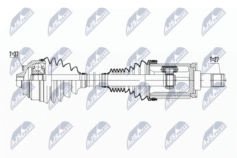 Original NTY Drive Shaft NPW-BM-045 For BMW - Image 10
