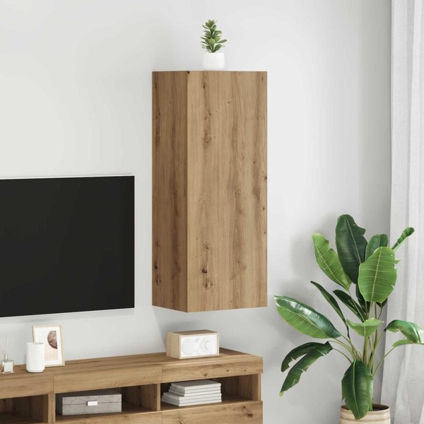 Tv-Wandschrank 40,5 X 30 X 102 Cm Artisan-Eiche Holzwerkstoff-image