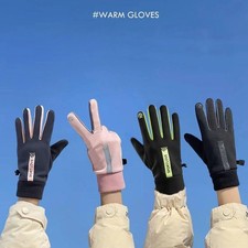 3Pcs Thermal Fleece Windproof Winter Gloves TouchScreen Warm Mittens Men Women