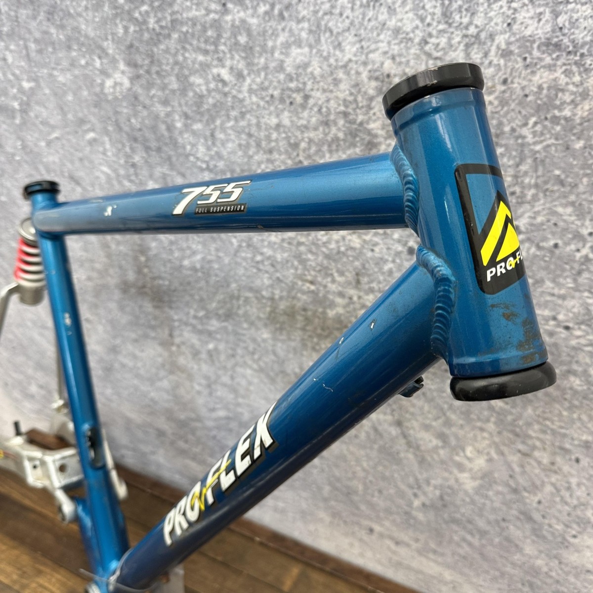 Vintage Proflex 755 GS Full Suspension Frame 20in Bike Blue 26in