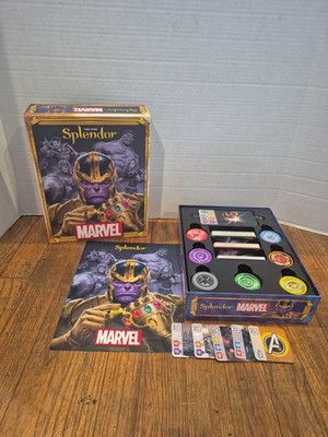 Splendor: Marvel Board Game Avengers 2020 Thanos Infinity Gauntlet 100% COMPLETE