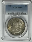 1902  MORGAN DOLLAR PCGS MS 61