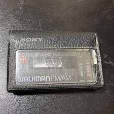 Sony Walkman WM-F10II Stereo Cassette Player WM-F10 II AM/FM  Leather Case