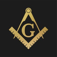 FREEMASON Masonic Logo vinyl decal Templar Free Mason symbol Sticker