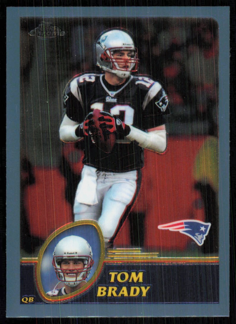 2003 Topps Chrome Tom Brady New England Patriots #124
