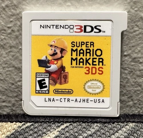 Super Mario Maker (Nintendo 3DS, 2016) Video Game Cartridge Only