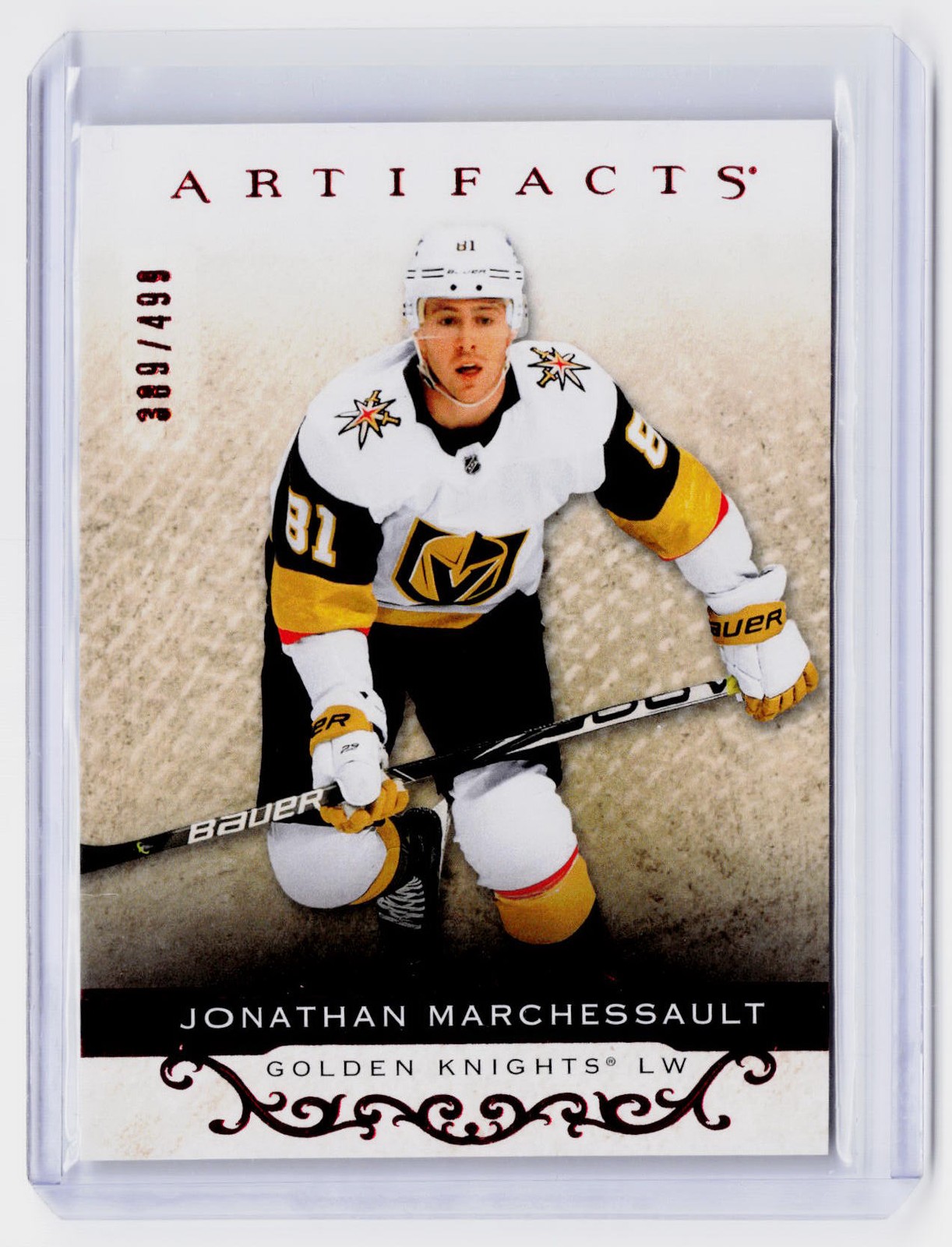 2021-22 Upper Deck Artifacts #14 Jonathan Marchessault Ruby #/499