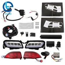 For 2018-Up Club Car Tempo Golf Cart Headlight Tail 12V 7.5A LED Light Kit