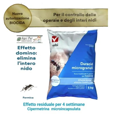 ESCA INSETTICIDA microgranuli PER FORMICHE 5 kg VEBI