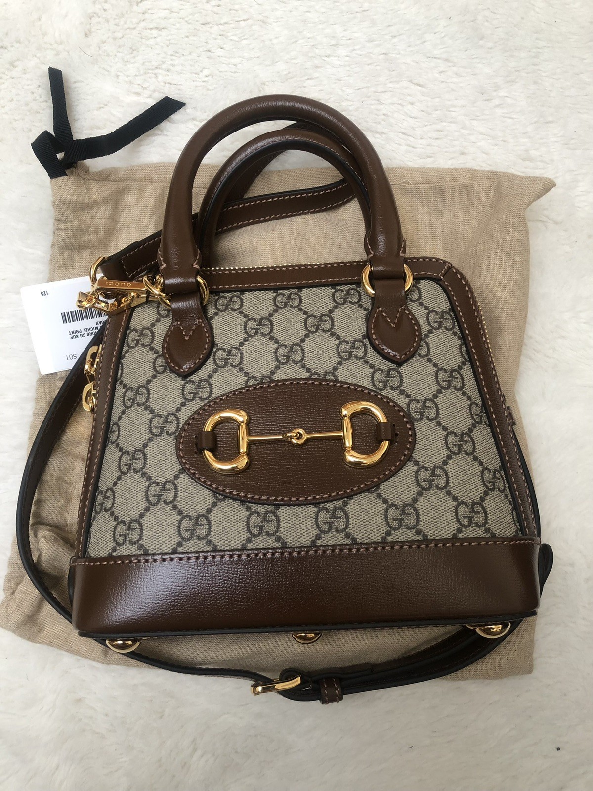 Borsa a mano Gucci tracolla con manico superiore