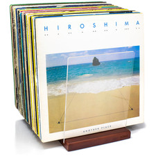 M nke Mnke Premium Vinyl Record Storage - A Mid-Century Style Record Holder For