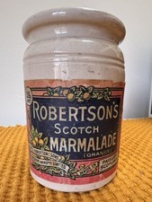 Robertsons Scotch Marmalade Jar Made In Scotland Vintage