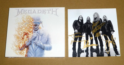 MEGADETH -* SIGNED / AUTOGRAPHED *- CD 2026 New Album + Slipcase, *IN STOCK